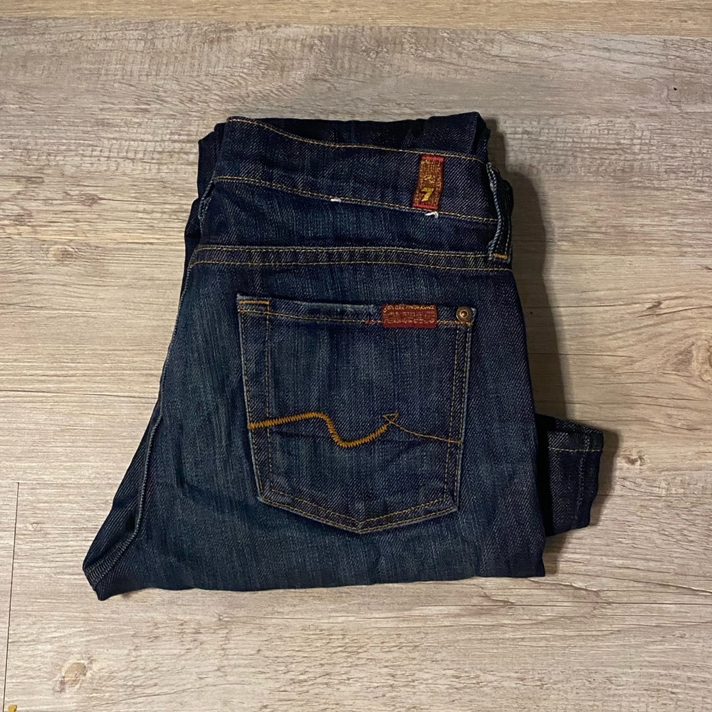 7 For All Mankind BOOTCUT Jeans Size 26 Inseam 27.5
